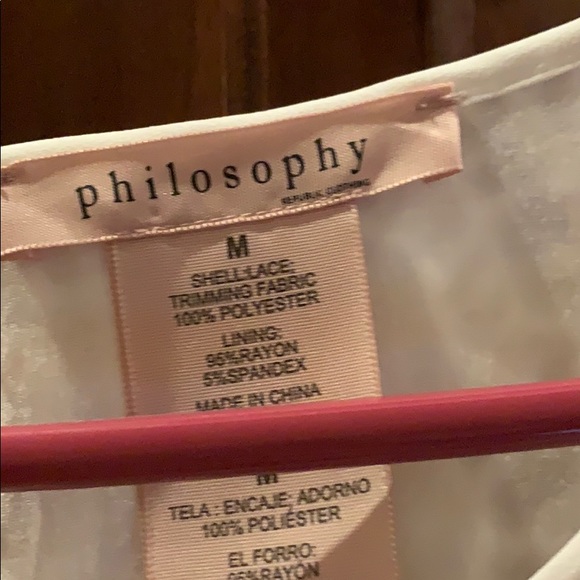 NWT Philosophy Lace Top, Size Medium - Picture 4 of 10